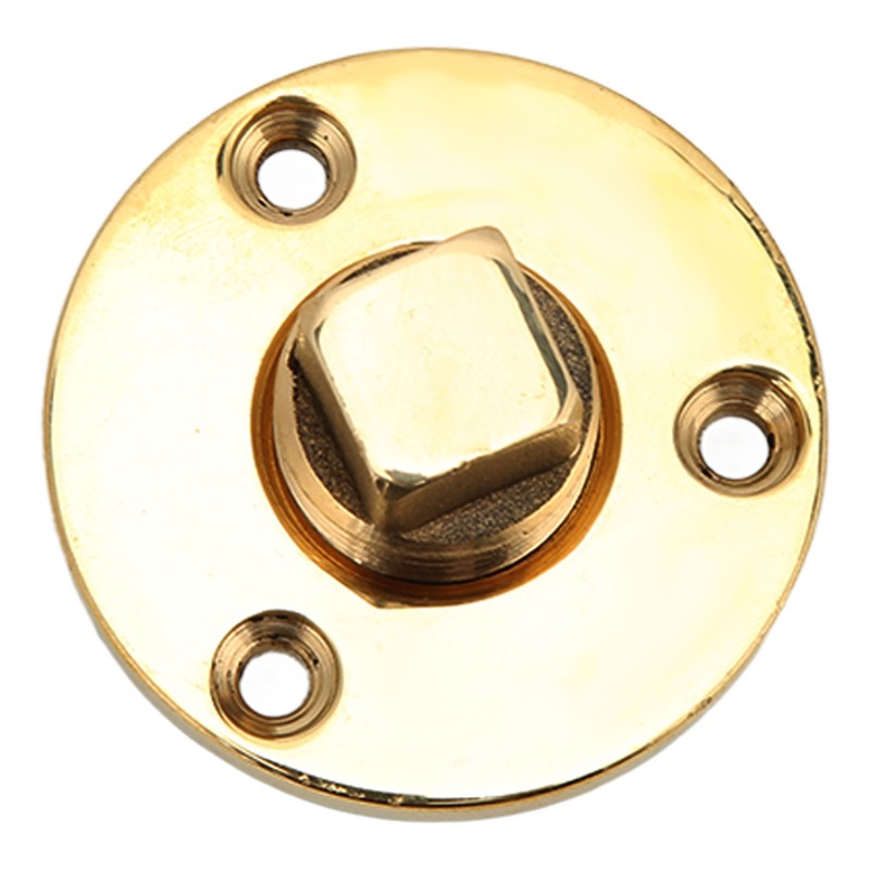 Marine Drain Plug Kit 25mm/1in Mounting Hole Bronze Mirror Polished