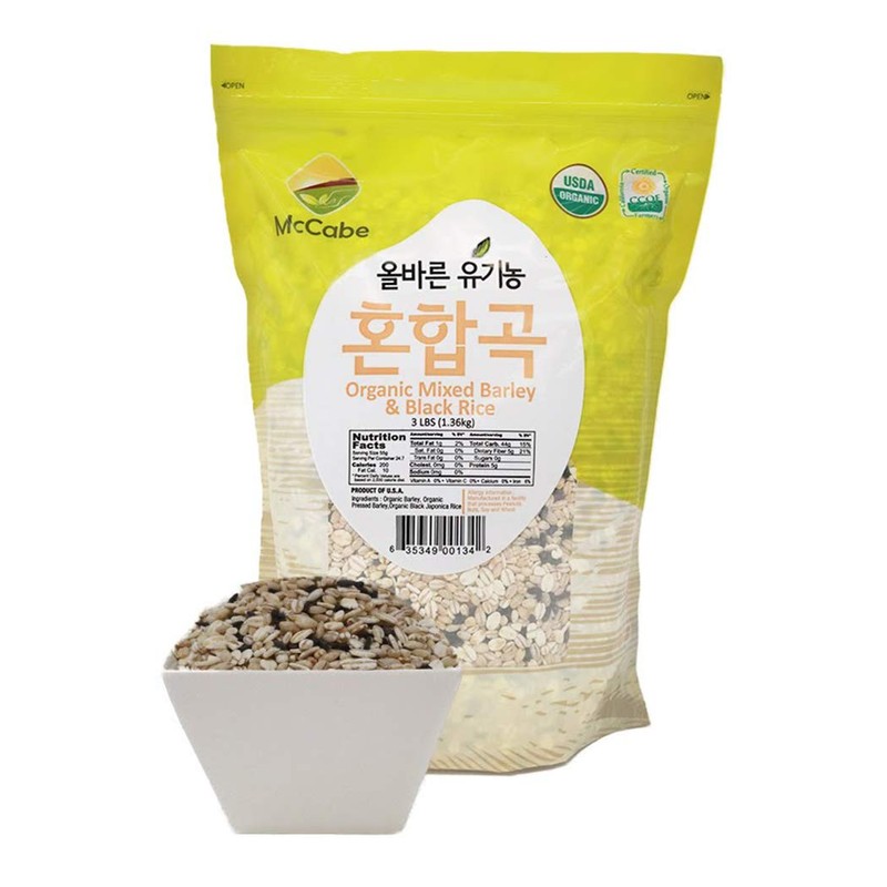 McCabe Organic Mixed Barley & Black Rice - Black Rice