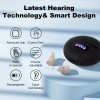 K&FCOPTEE BTE Rechargeable Hearing Amplifiers for Hearing Loss with Charging