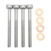 8pcs Fuel Injector Bolts Seal Washers Car Accessories Replacement for