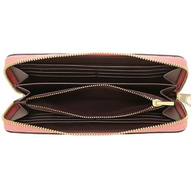 Coach C4452 IMSDJ Women's Long Wallet Signature Beige Pink, Pink