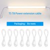 T5 T8 Led Double Ended 3 Pin Light Cable Wire