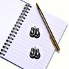 24 x 40mm Round 'Boxing Gloves' Stickers (SK00071890)