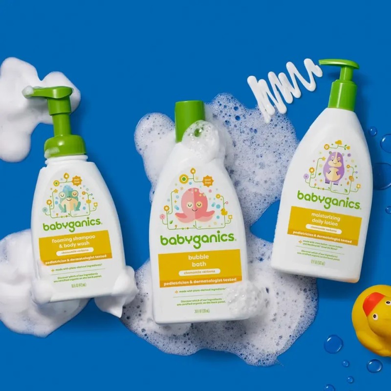 Babyganics Shampoo Y Gel De Baño 2 En 1 Manzanilla
