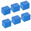 6pcs DC 12V Coil SPDT 5 Pins Mini PCB Power