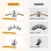 QUEWEL Lash Cluster Pack of 60, Mixed Eyelash Clusters 10-16