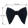 Justar Mens Pre-Tied Oversized Bow Tie Tuxedo Velvet Bowtie Cufflinks