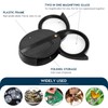 ULTECHNOVO Folding Pocket Magnifying Portable Handheld Optical Glass Crafts Magnifier