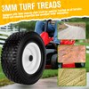 13x5.00-6 Flat Free Tire and Wheel with 3/4" & 5/8"