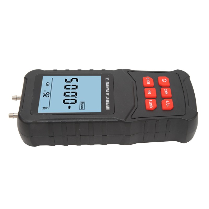 Digital Manometer 20.68Kpa High Accuracy Overload Prompt Auto Shutdown Handheld