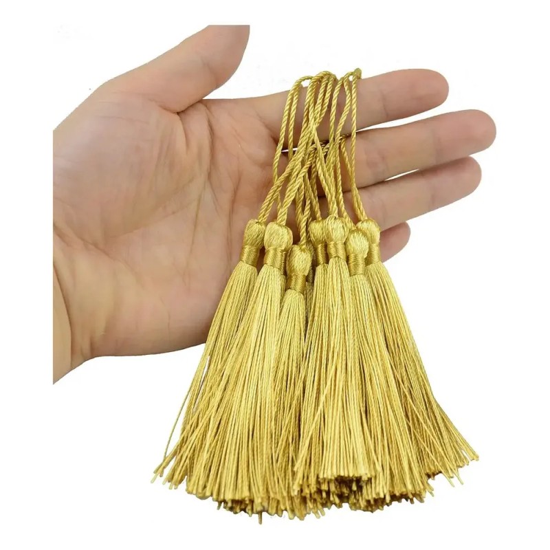 Sxrw 100pcz Llavero Borla Colgantes Borlas Hechas A Mano