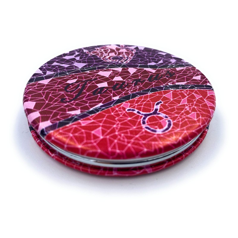 Aeisage コンパクト メイクアップ ミラー ギフト トーラス レディース ポケット ミラー用 ハンドヘルド