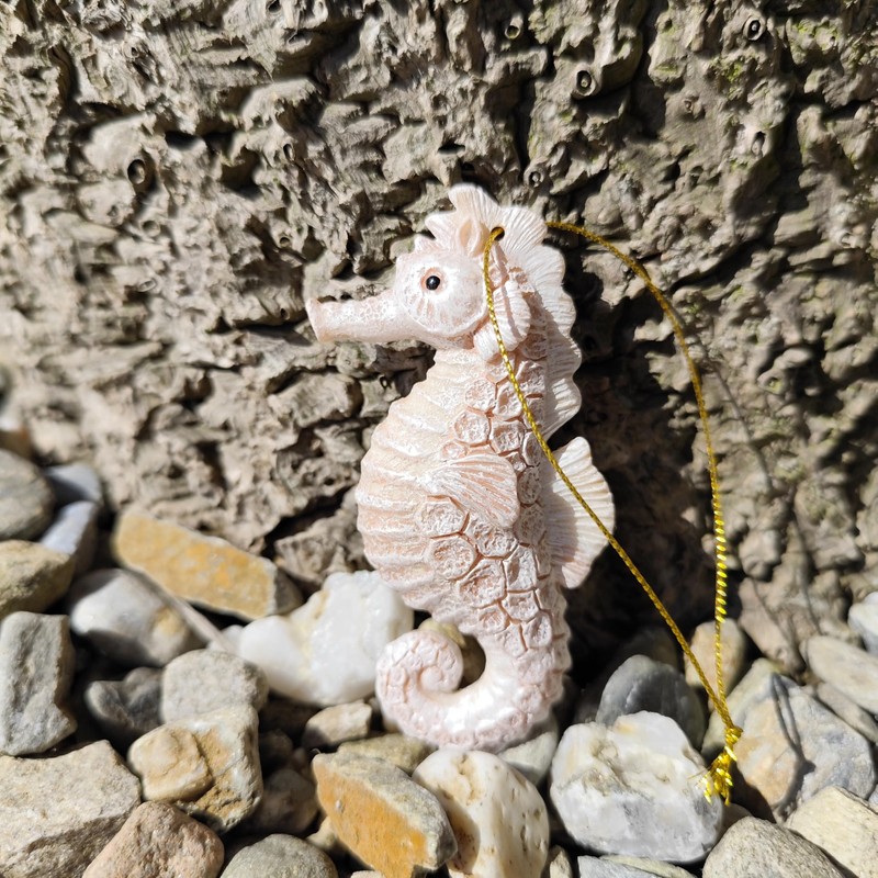 Vivid Arts - Seahorse Hanging Ornament - Indoor Outdoor (2,