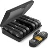 Black Portable Daily Pill Organizer & Supplement Travel Case Pill Organizer