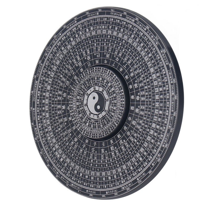 Metal Fingertip Rotation Toy Tai Ji Eight Trigram Compass Design