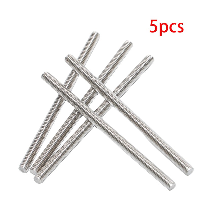 Pocoxll 5 Pcs 304 Stainless Steel Fully Threaded Rod, Right