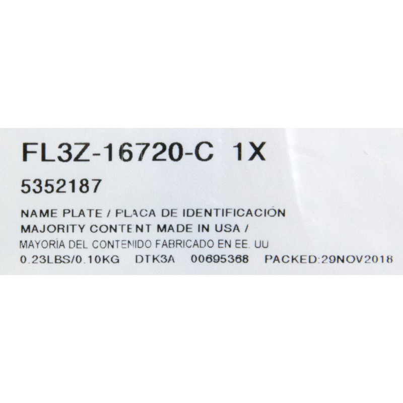 Ford NEW OEM 2015-2020 Ford F150 XLT Nameplate Badge RH