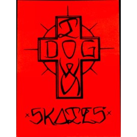 Dogtown Ese Cross Skateboard Decal Sticker - PACK OF 3