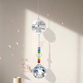 Crystal Sun Catcher, Memorial Gifts, Memorial Crystal Sun Catcher, Window Garden, Unique Sympathy Gifts for the Loss of a Loved One (Wing)