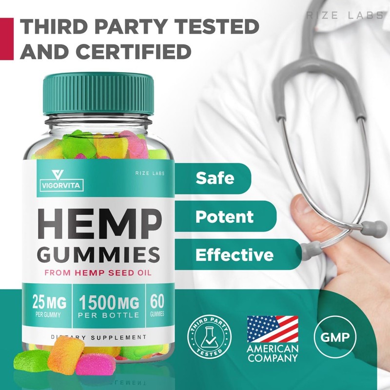 VigorVita Gummies, Maximum Strength Formula, Extra Advanced Gummy, Premium Blend