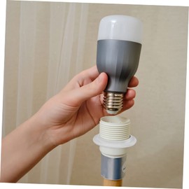 CAXUSD 15pcs Lampshade Reducer Ring Set E14 Lamp Shade Holder Plastic Ring for Light Fixtures