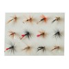 Dry Flies Fishing Set 12 Tied Flies, Trout Bait, Artificial