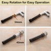 LightBeacon Pipe Wrench, 2 in 1 Socket Wrench, Hose Wrench
