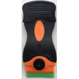 Ptc 100 Pcs Plastic Single Edged Razor Blades & 2 Pc Scraper Removal