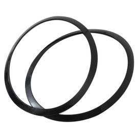 Zafina-UP Replacement 51137149905 51137149906 Headlight Trim Ring Left+Right Compatible for Mini Cooper Early Grey Hatchback 2-Door 1.6L 1597CC 98Cu. In. l4 GAS SOHC Naturally Aspirated 2010