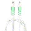 Lilware 0.9 m Braided Woven Fabric Transparent PVC Jacket Aux