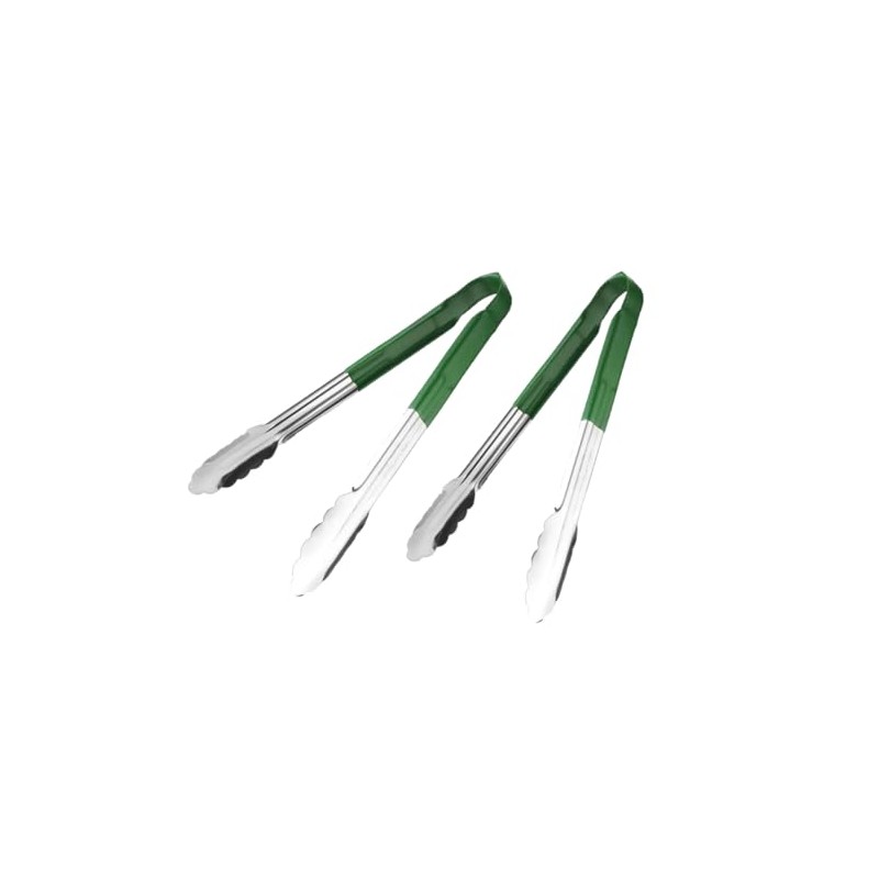 Chabrias Ltd 12" Utility Kitchen Tongs Cooking Tongs Stainless Steel