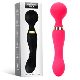 SHINEPHOENIX Handheld Electric Back Relaxation Cordless Massager, Multiple Speeds and Modes - for Body and Back(Pink)