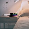 Colorful LED Digital Alarm Clock Large LED Screen Electronic Alarm
