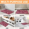 jajoaier Roses Flowers Wall Bathroom Rug Mat,Soft and Non Slip