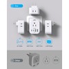 2 Pack US to Japan Travel Plug Adapter, HANYCONY Japan