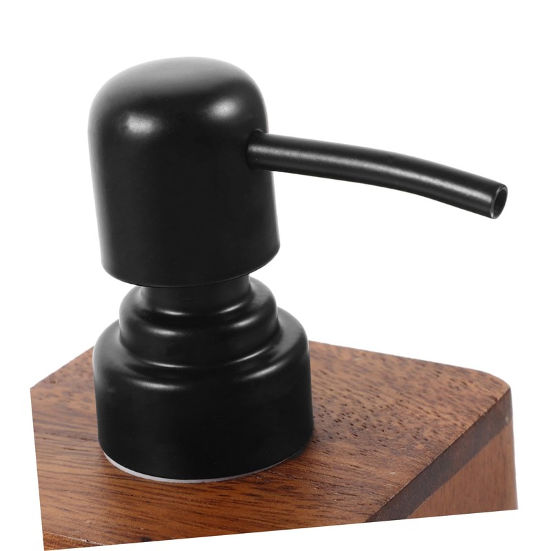 Mikinona Refillable Pump Bottle Press Pump Empty Lotion Bottle Walnut