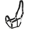 Marengos Soft Comfort Headcollar Leather Black Warmblood
