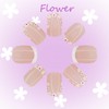 RIICFDD Spring Press on Nails Pink Fake Nails Short Square