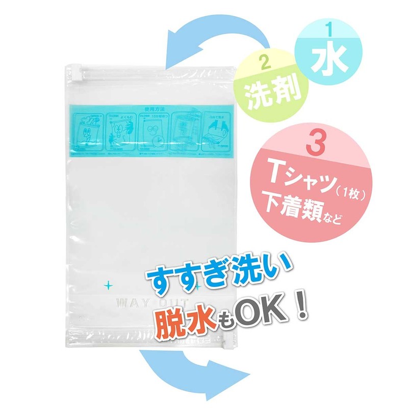 Lucky Ship Anywhere Wash Pack Nylon (2 Powder Detergents) Multicolor,