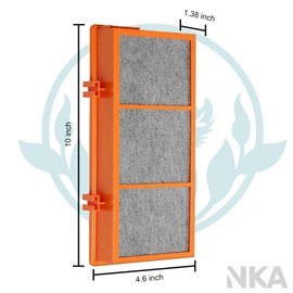 AER.1 HAPF30AS 3-in-1 Smoke Grabber True HEPA Activated Carbon Air Filter Replacement Compatible with Smoke Grabber AER.1 HAPF30AS-U4R Air Purifier - 10" x 4.6" x 1.38", 1 Pack