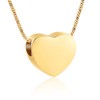 Cremation Jewelry Small Heart Urn Necklace for Ashes for Women