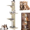 Door Hanging Cat Shelf - Stable & Safe 4-Levels Over