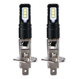 jingfei 2X H1 6000K Super Bright White 6000LM DRL LED Headlight Bulb Kit High-Beam