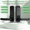High-Security 12 Digit Keypad Mechanical Door Lock - Keyless Entry,