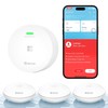 Heiman 3-Pack Water Leak Detector with Smart Alarm System