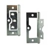 Merriway BH03828 (2 Pcs) Bright Zinc Plated Flush Hinge, 75