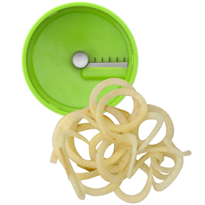 Good Cook 10807 Spiralizer Handheld Vegetable Slicer, 3 in 1