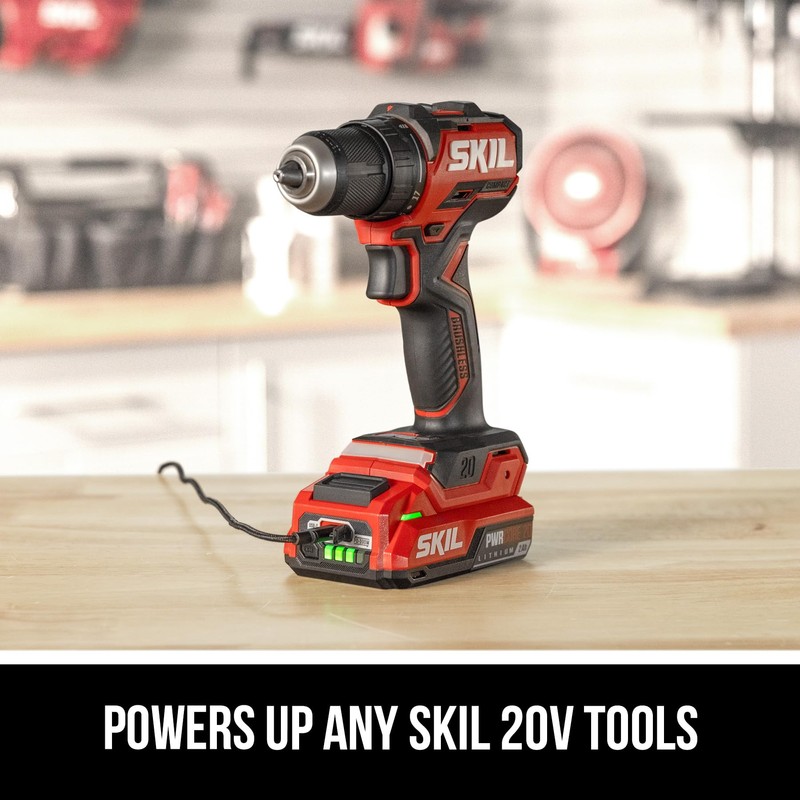 SKIL 20V 2.0Ah USB Type-C Battery BY5100B-00