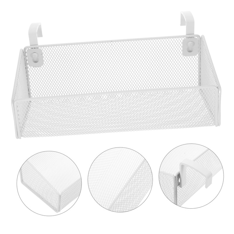 MAGICLULU Bedside Hanging Storage Basket Dormitory Bed Organizer with Hooks