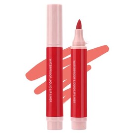 Erinde Lápiz Delineador de Labios Líquido Mate, Larga Duración, Impermeable y a Prueba de Manchas, Pincel Preciso, Fórmula Ligera, Colores Intensos, Maquillaje Para Labios Para Mujeres,#03